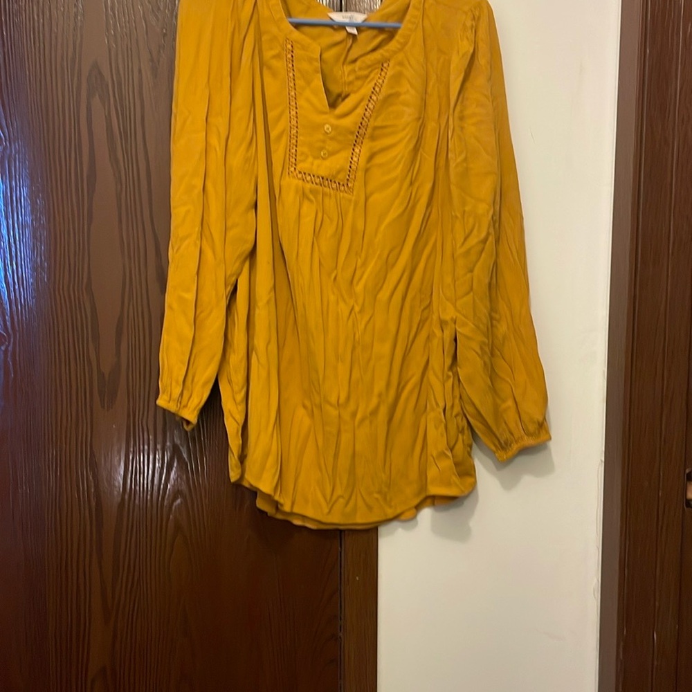 Mustard Yellow Women's Top